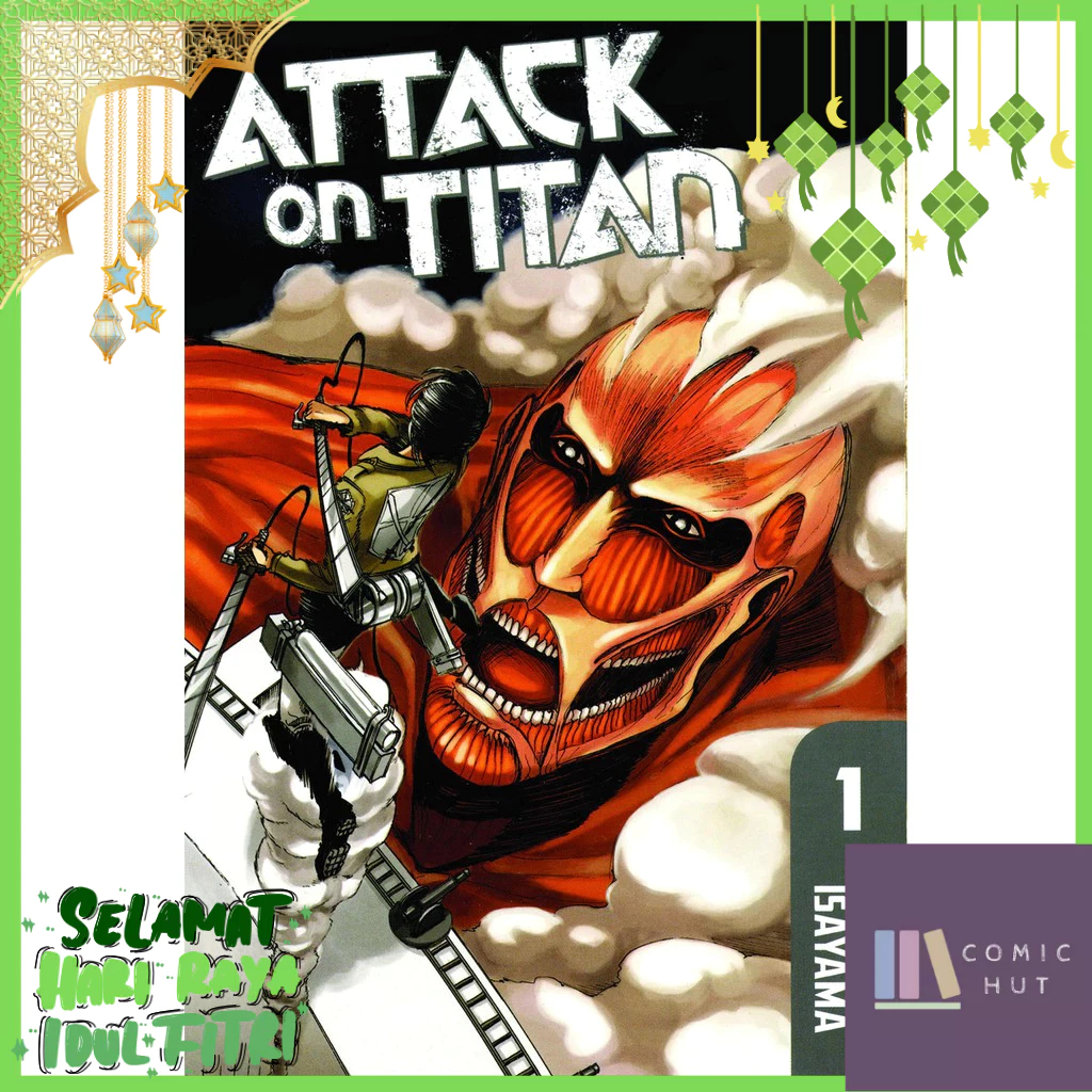 ATTACK ON TITAN (การ์ตูนภาษาอังกฤษ) เล่ม 1-34 END Physical Book มังงะ Komik