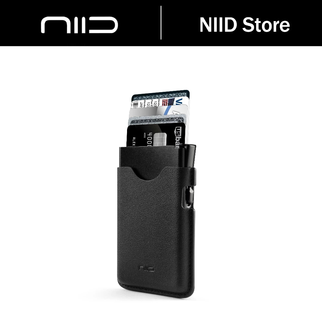 NIID Slide III ซองใส่บัตรหนังวีแกน