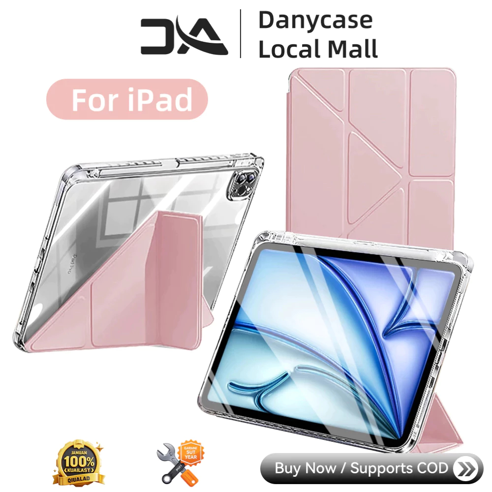 เคสใสรูปตัว Y สําหรับ iPad 10th gen 11th A16 Air11-M3 7th 8th 9th 10.2 air 4/5 10.9 air 6 11 M2 5th 