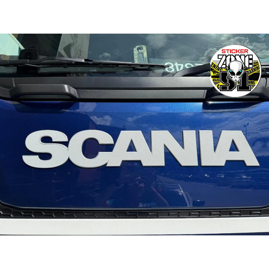 SCANIA Lorry Truck Wording Sticker พร้อมแม่แบบ