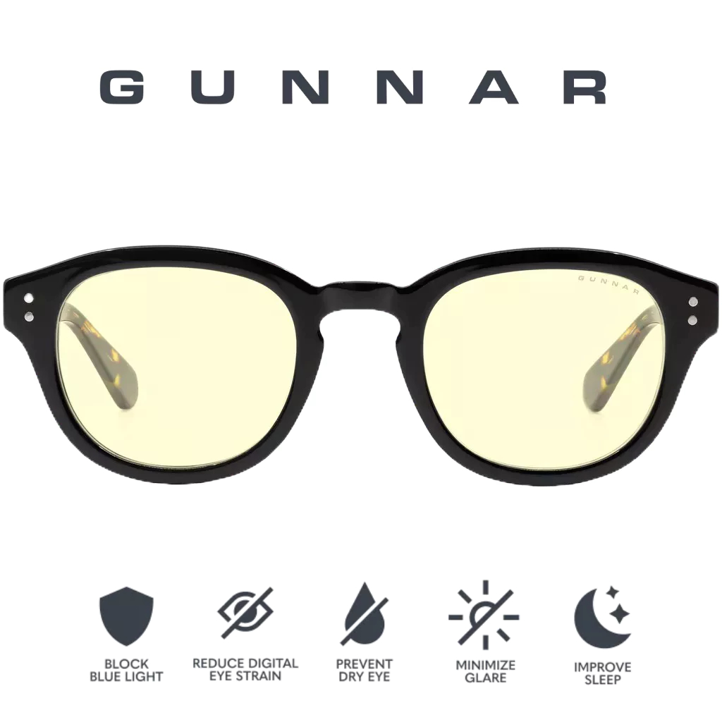 GUNNAR Emery Anti Blue Light แว่นตาประสิทธิภาพและป้องกันแว่นตาคอมพิวเตอร์