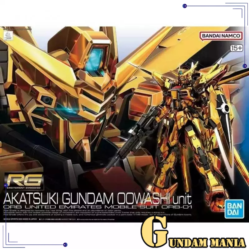 (RG)Bandai Akatsuki Gundam (Oowashi Unit)