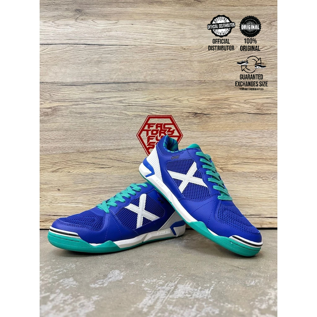 MUNICH XM ONE52 (BIRU DIRAJA) KASUT FUTSAL