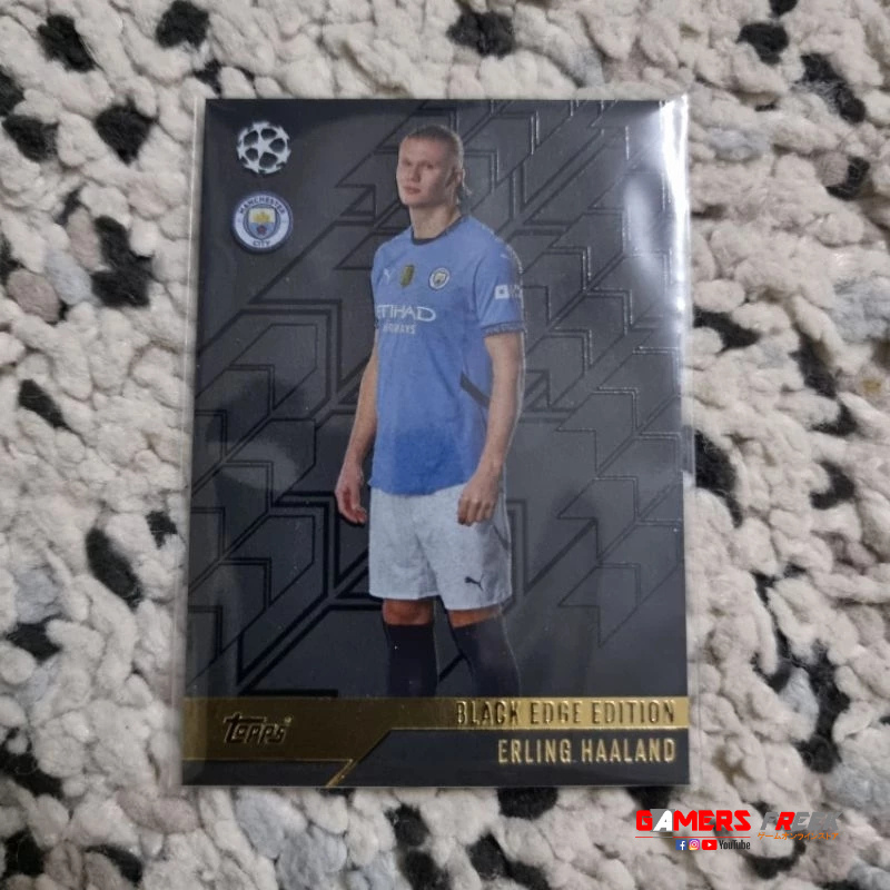 Topps Match Attax 2024-2025 Erling Haaland Manchester City Black Edge Edition BE6