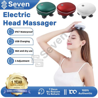 [Seven] Head massage machine mesin urut badan elektrik scalp massager shoulder alat bahu neck belakang tool back 按摩器
