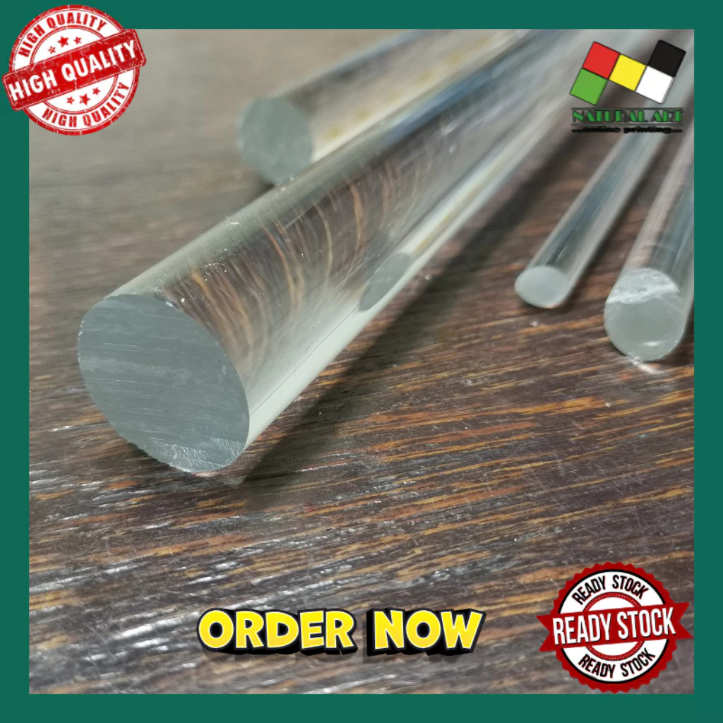 3MM, 5MM, 8MM, 10MM, 12MM 20MM, 25MM, 30MM ACRYLIC SOLID ROD