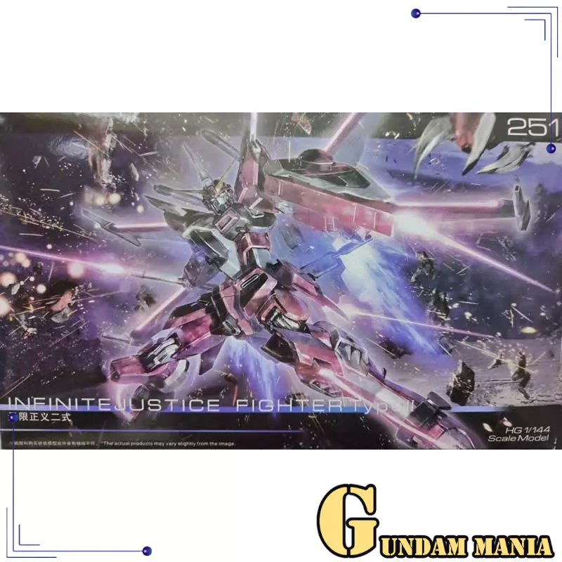 (HG)Gaogao Infinite Justice Gundam Type II พร้อมรูปลอกน้ํา