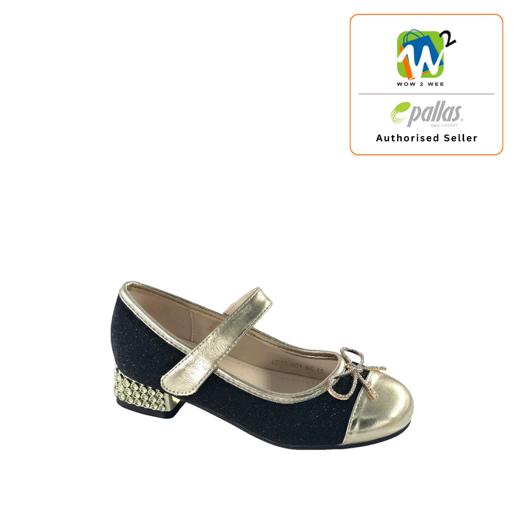 Palas Hello BunnyTM Dress Shoes HB53-001/ HB54-001 สีดํา
