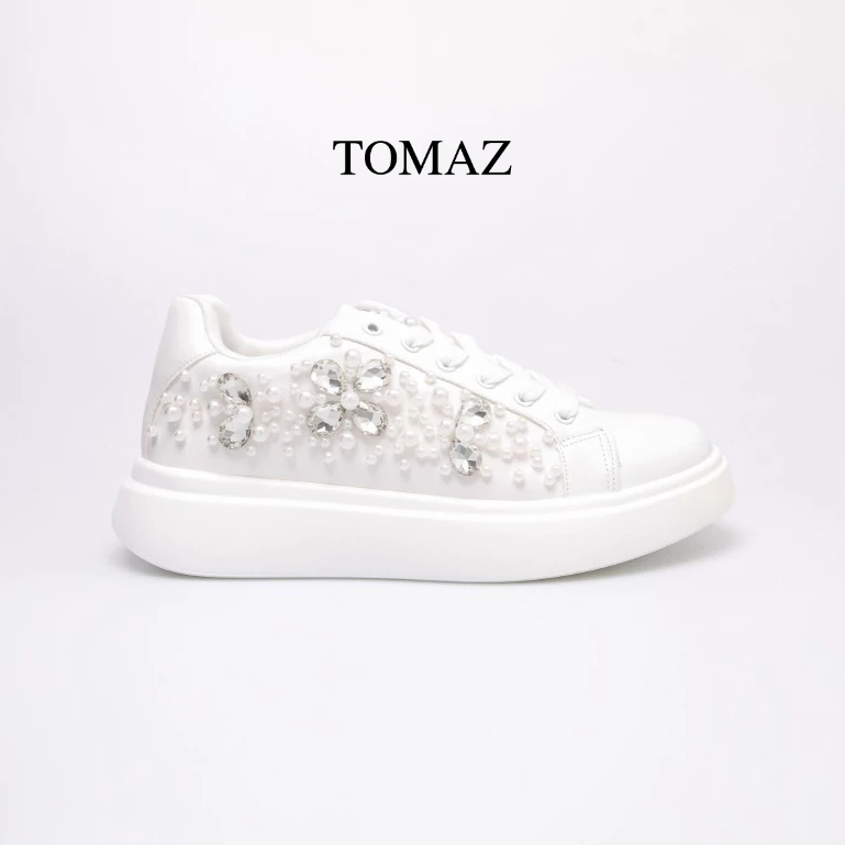 Tomaz NN919 รองเท้าผ้าใบ Ladies Pearly Shine