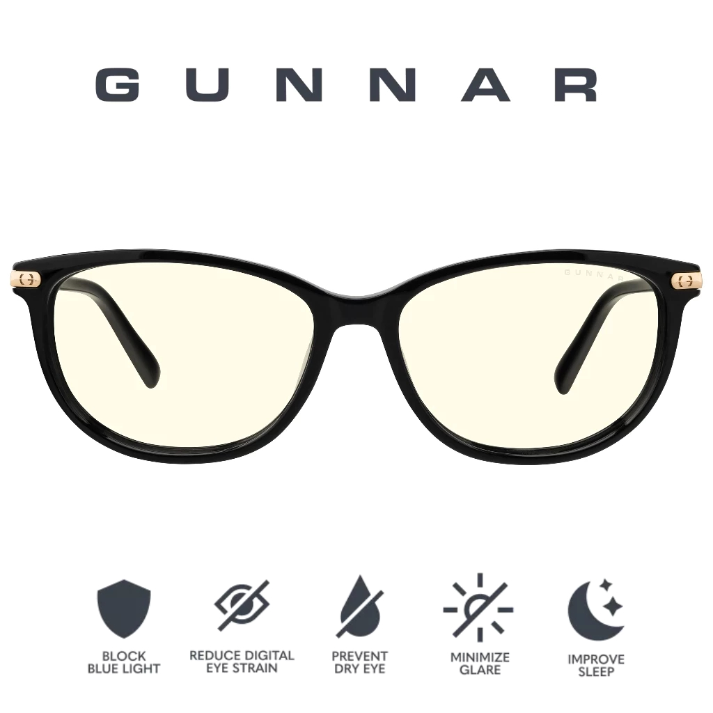 GUNNAR Ingrid Anti Blue Light แว่นตาประสิทธิภาพคอมพิวเตอร์และแว่นตาสําหรับเล่นเกม