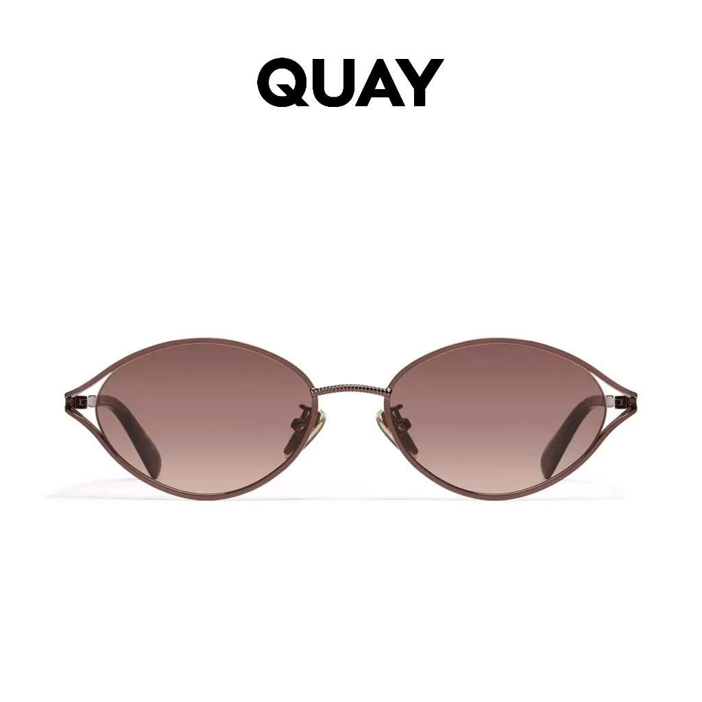 แว่นกันแดด KUAY You Wish - สีน้ําตาลช็อคโกแลต/น้ําตาล