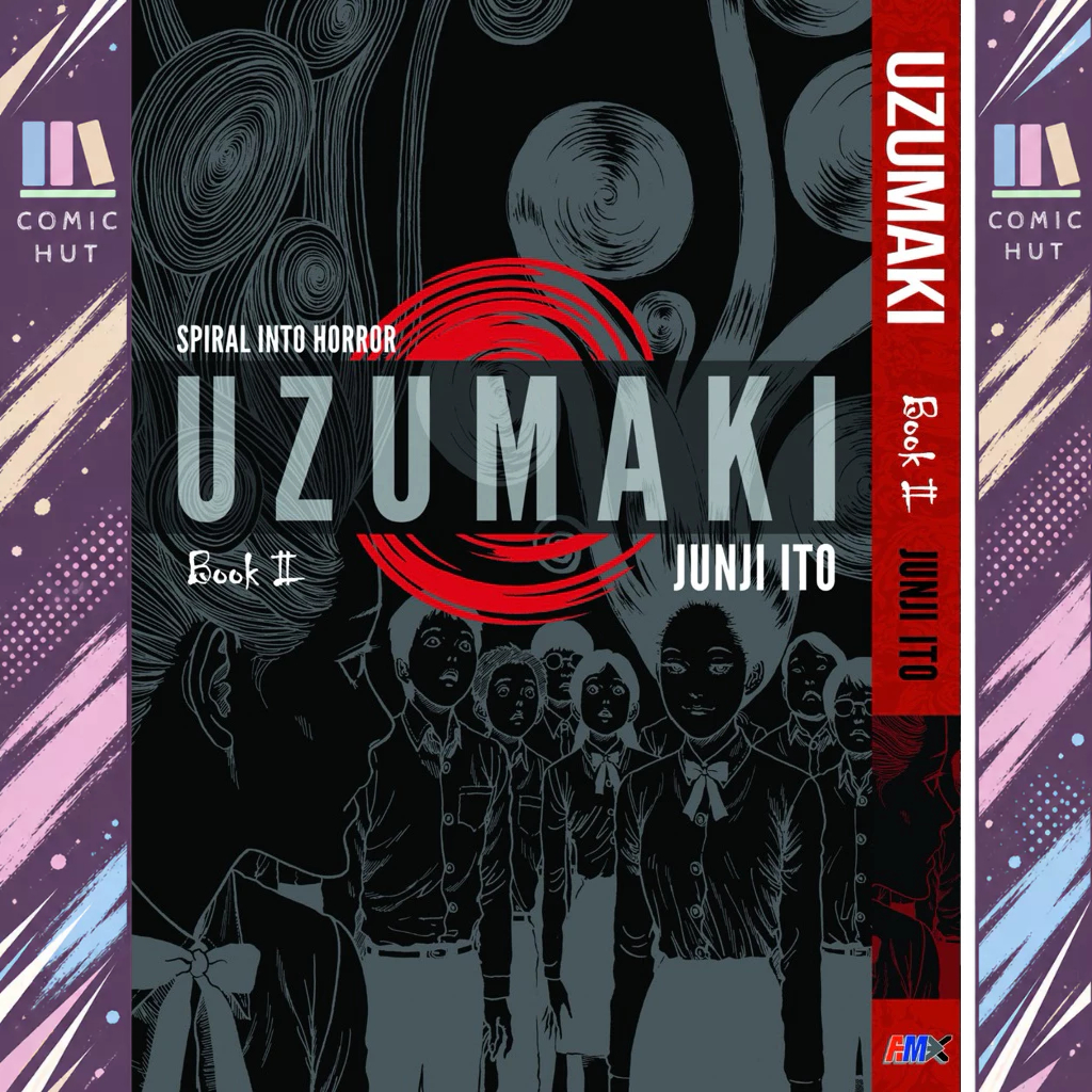 Uzumaki Book I-III Junji Ito Horror Story Collection Spiral Into Horror English Manga Komik