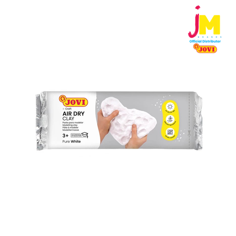 Tanah Liat JOVI สเปน Air Dry Clay 250g/500g/1kg EN71 CE ปลอดภัยเด็ก 3+ Modelling Clay Sekolah