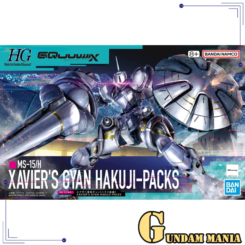(HG)Bandai Xaviers Gyan Hakuji-Packs
