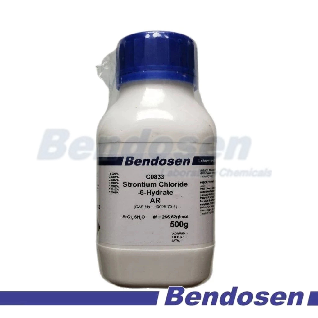 Strontium Chloride Hexahydrate, AR, 500g, KENDOSEN