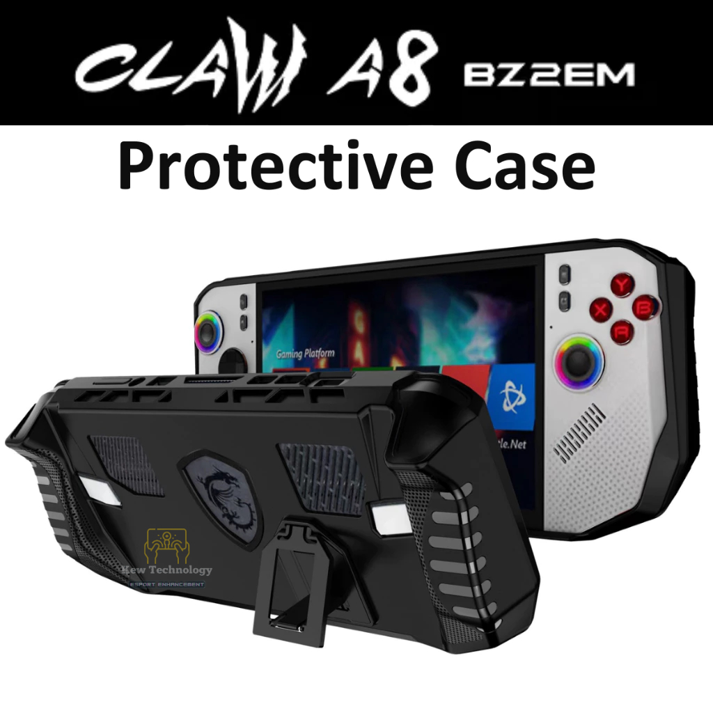 MSI Claw A8 BZ2EM เคสป้องกันปลอกกันกระแทกพร้อมขาตั้ง MSI Claw A8 BZ2EM อุปกรณ์เสริมอุปกรณ์เสริม Claw