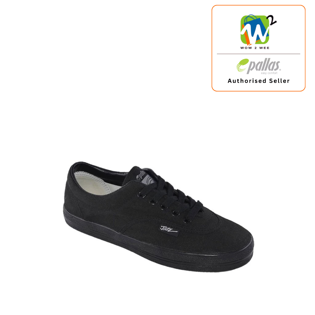 Palas Jazz School Shoes Lo Cut Shoes Lace 7328 Black