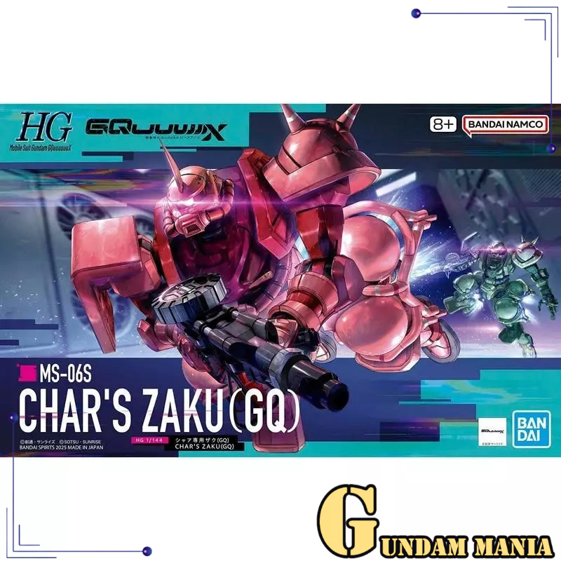 (HG)Bandai Chars Zaku GQuuux (GQ)