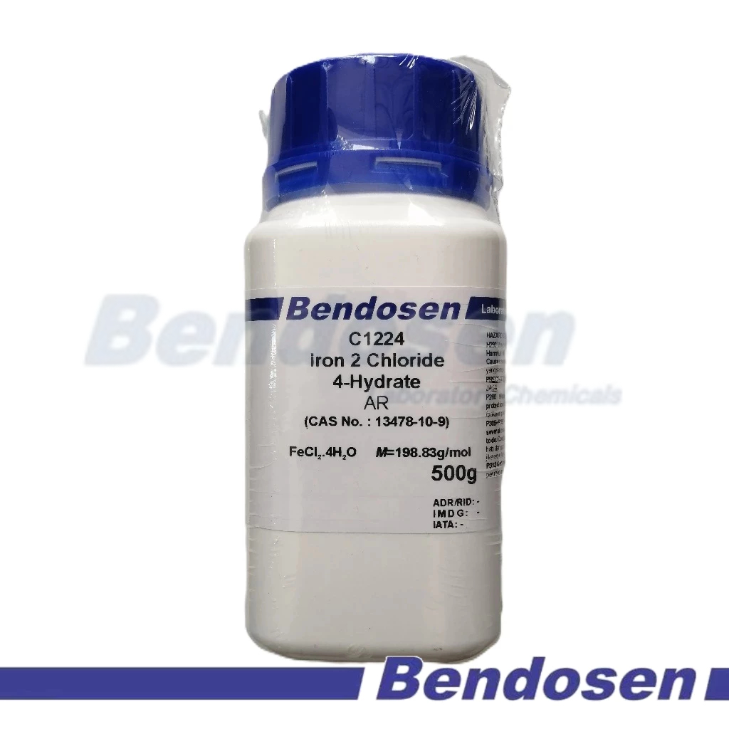 เหล็ก 2 คลอไรด์ เตตร้าไฮเดรต (FeCl2 · 4H2O), 500g, KENDOSEN