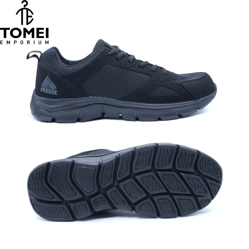 RBX Mens Sport รองเท้าผ้าใบ BlackFull สีดํา Kasut Kerja Hitam Lelaki RBX-064