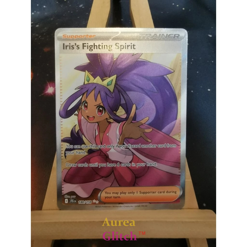 Pokemon TCG Iris Fighting Spirit 180/159 Journey Together Scarlet & Violet NM