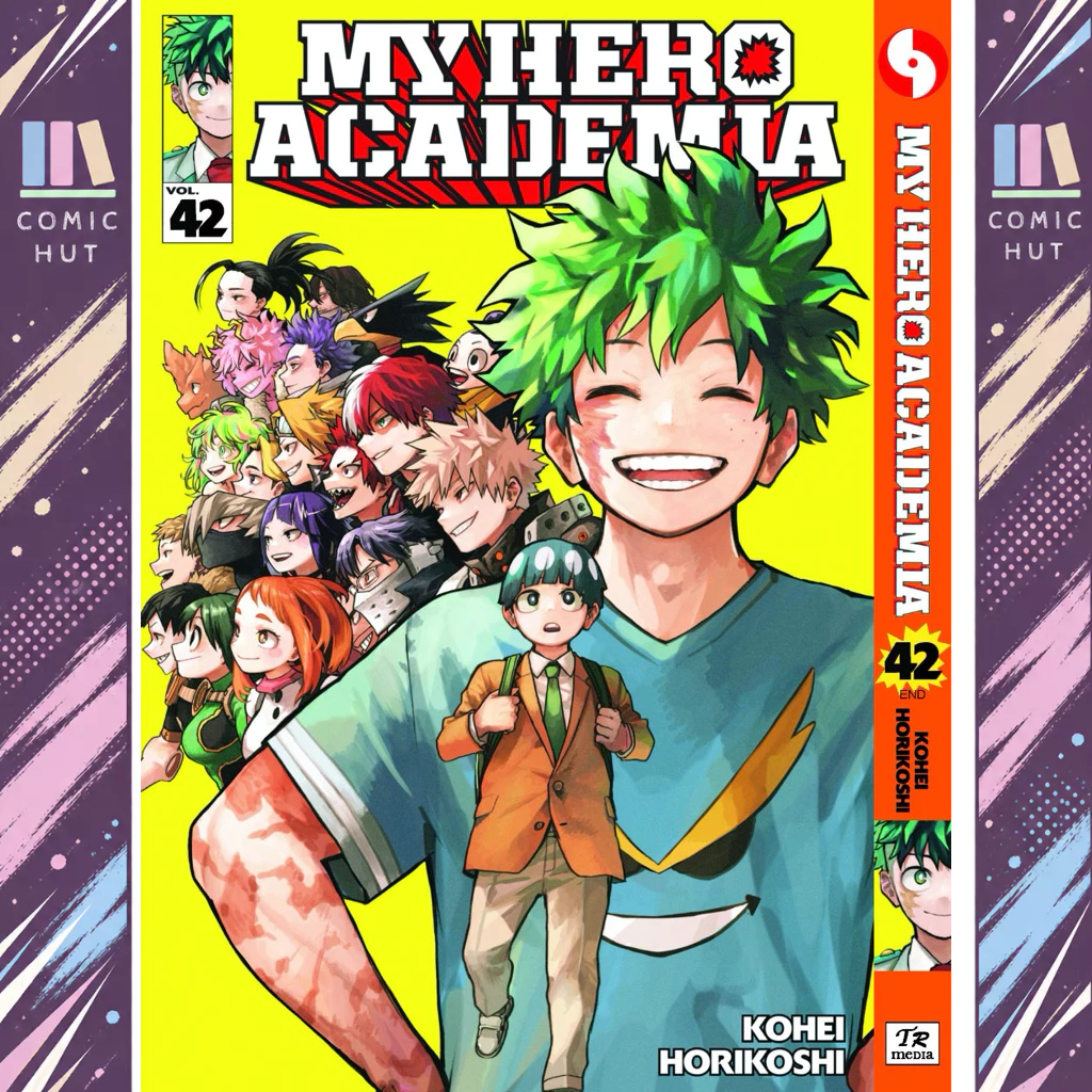 MY HERO ACADEMIA (การ์ตูนภาษาอังกฤษ) เล่ม 1-42 END NEW มังงะกายภาพ Komik