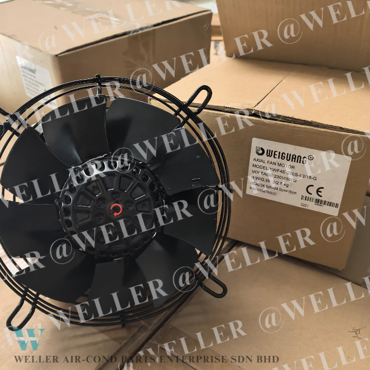 YWF4E-200S/ 250S/ 250B/ 300S/ 300B/ 330G/ 350G/ 4D-350G WEIGUANG FAN SET 8"/10"/12"/13"/14" (230V,38