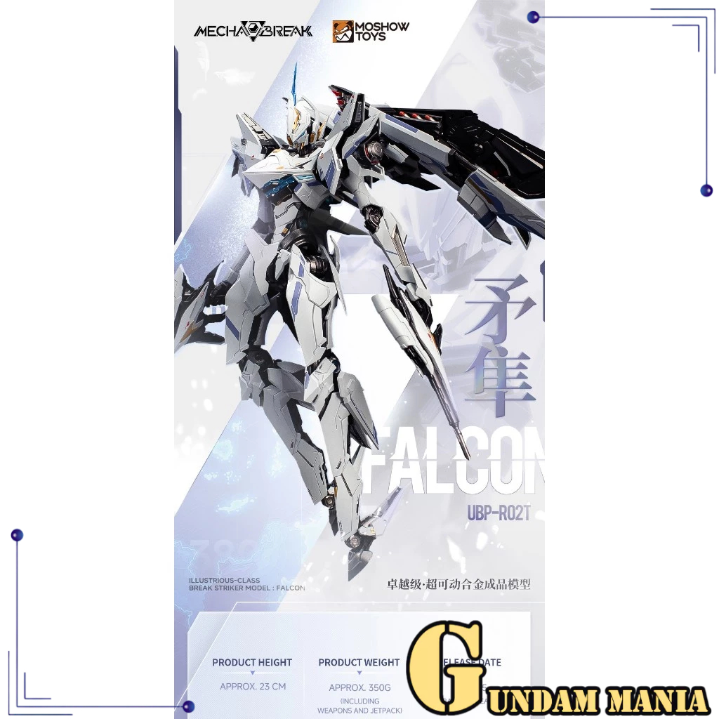 Moshow Toys Illustrious Class 1/64 BREAK Striker Model: FALCON Metal Build