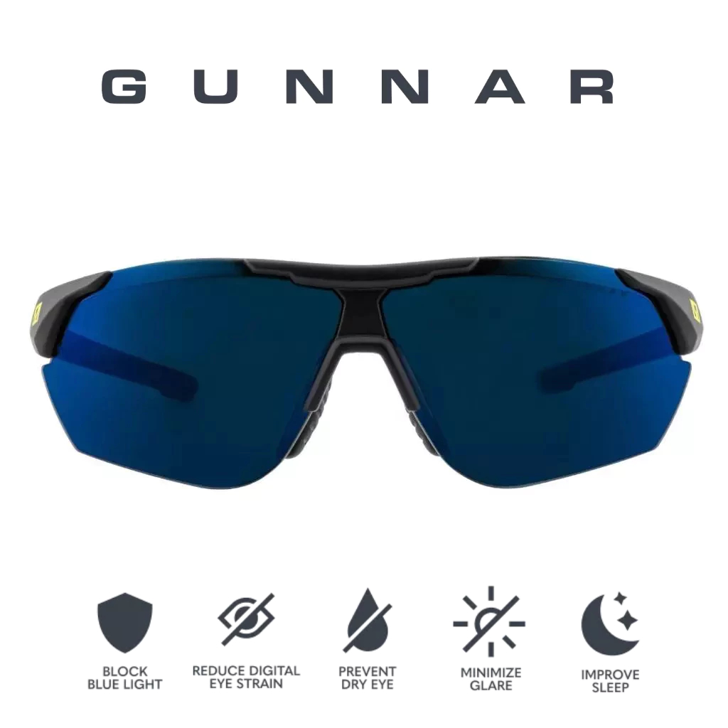 แว่นกันแดด GUNNAR Cyberpunk 2077 Militech พร้อมป้องกันแสงสีฟ้าและป้องกันรังสียูวี