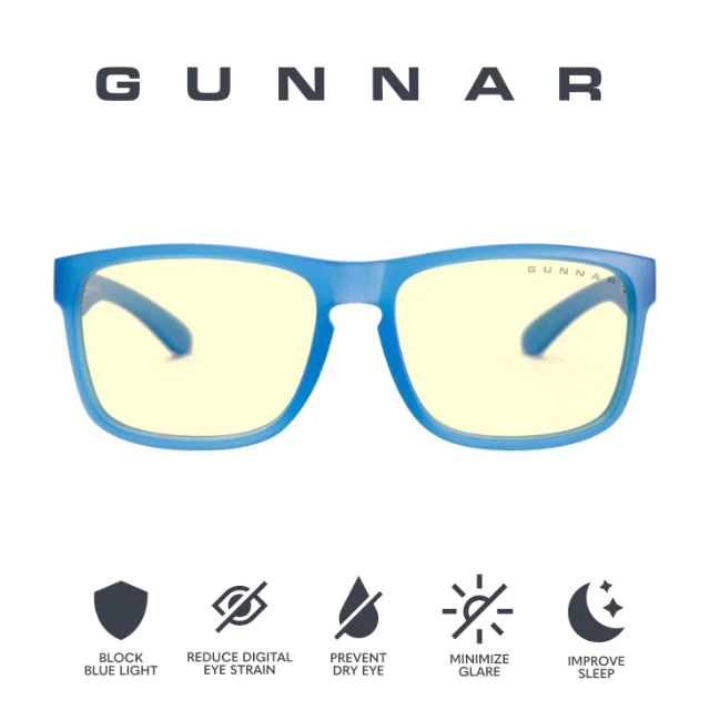 GUNNAR Intercept แว่นตาป้องกันแสงสีฟ้าประสิทธิภาพและป้องกันแว่นตาสําหรับเล่นเกมแว่นตาคอมพิวเตอร์