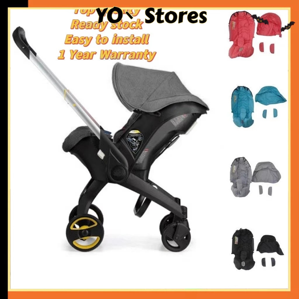 4 in 1 Carseat รถเข็นเด็กอุปกรณ์เสริม Canopy Sunshade Cover เปลี่ยนชุดซักผ้าสําหรับ Doona/Foo รถเข็น
