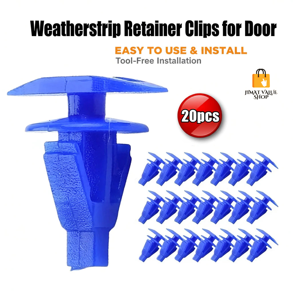 Universal Weatherstrip Retainer Clips / Klip Penhan Jalur Cuaca Universal