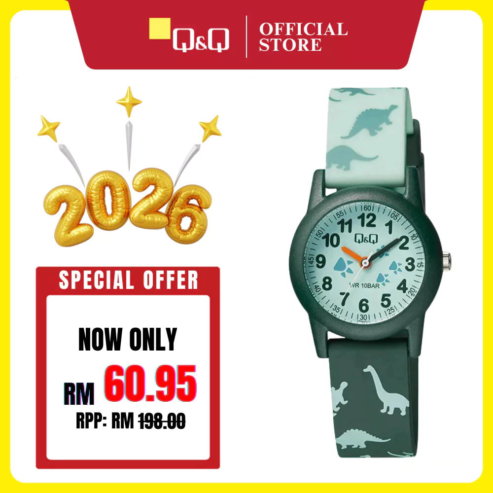 Q&Q Japan โดย Citizen Kids Resin Analogue Watch VR99 / V22A