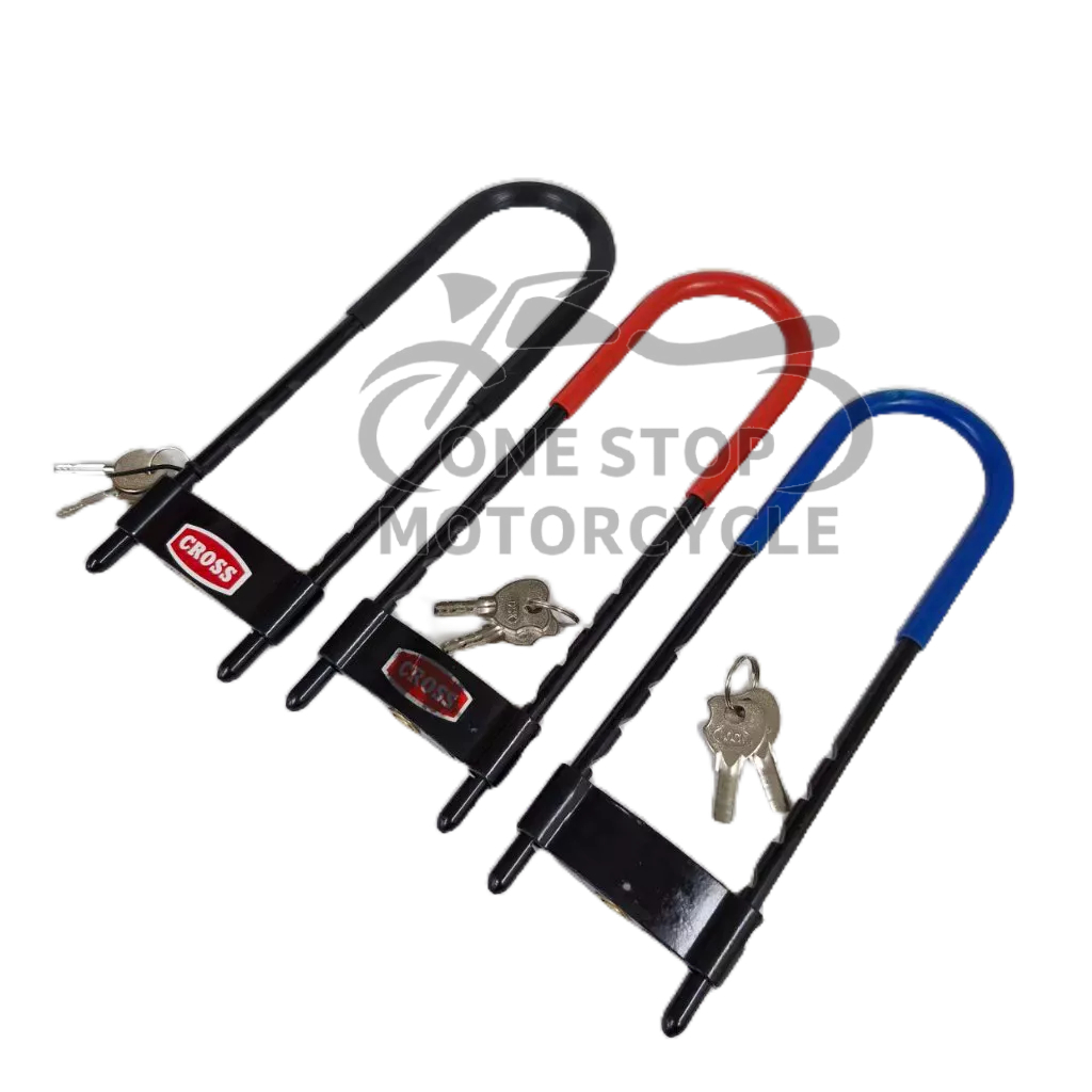 ส้อมล็อค Heavy Duty Security ล็อคโซ่รถจักรยานยนต์ Motosikal มอเตอร์ Kunci Rantai ULock U Lock KEY SE