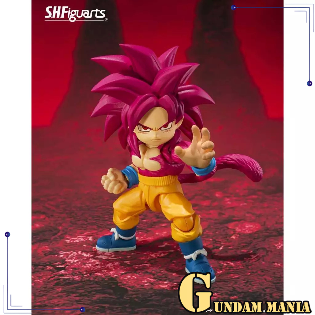 Bandai SHFiguarts Daima Super Saiyan 4 Son Goku (Mini) SHF Action Figure