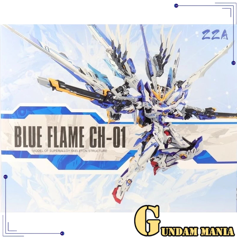 ZZA Model Blue Flame Model Kit with diecast Frame