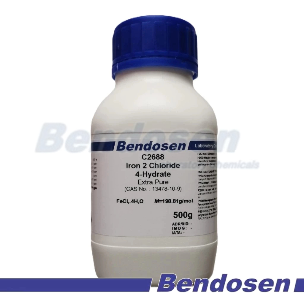 เหล็ก 2 คลอไรด์ เตตร้าไฮเดรต เอ็กซ์ตร้า เพียว (FeCl2 · 4H2O), 500g, KENDOSEN
