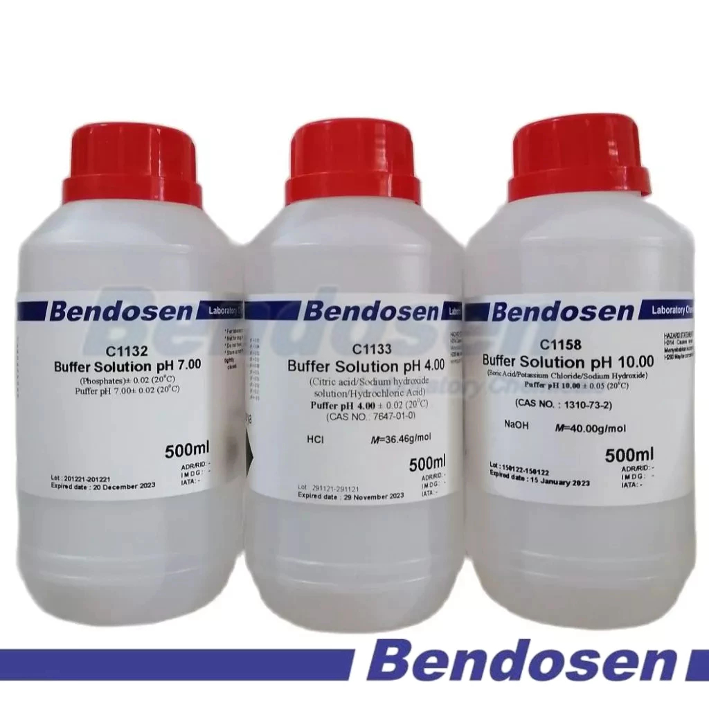 น้ํายาบัฟเฟอร์ (pH 4, pH 7, pH 10) 500ml, KENDOSEN