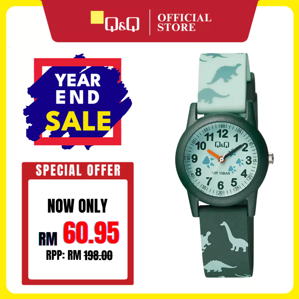 Q&Q Japan โดย Citizen Kids Resin Analogue Watch VR99 / V22A
