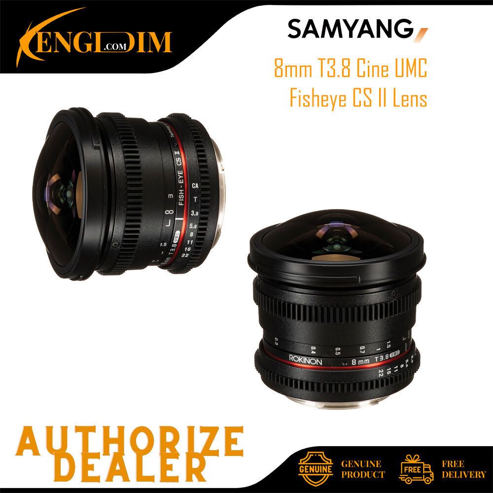 Samyang 8mm T3.8 VDSLR UMC เลนส์ CS II ฟิชอาย