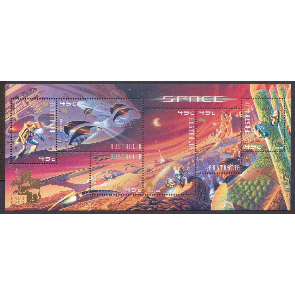 2000 แสตมป์อวกาศ MS MNH