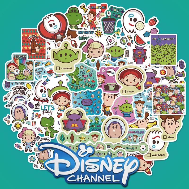 สติ๊กเกอร์ Chibi กันน้ํา 50 ชิ้น - สติ๊กเกอร์ Toy Story สําหรับแล็ปท็อป ขวด & มากกว่า