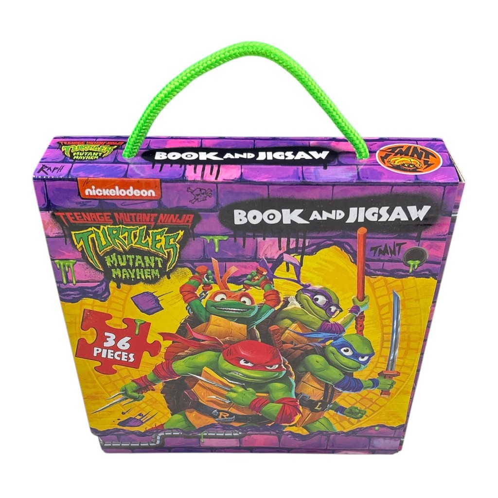 (BX) TMNT MUTANT MAYHEM - BOOK & JIGSAW