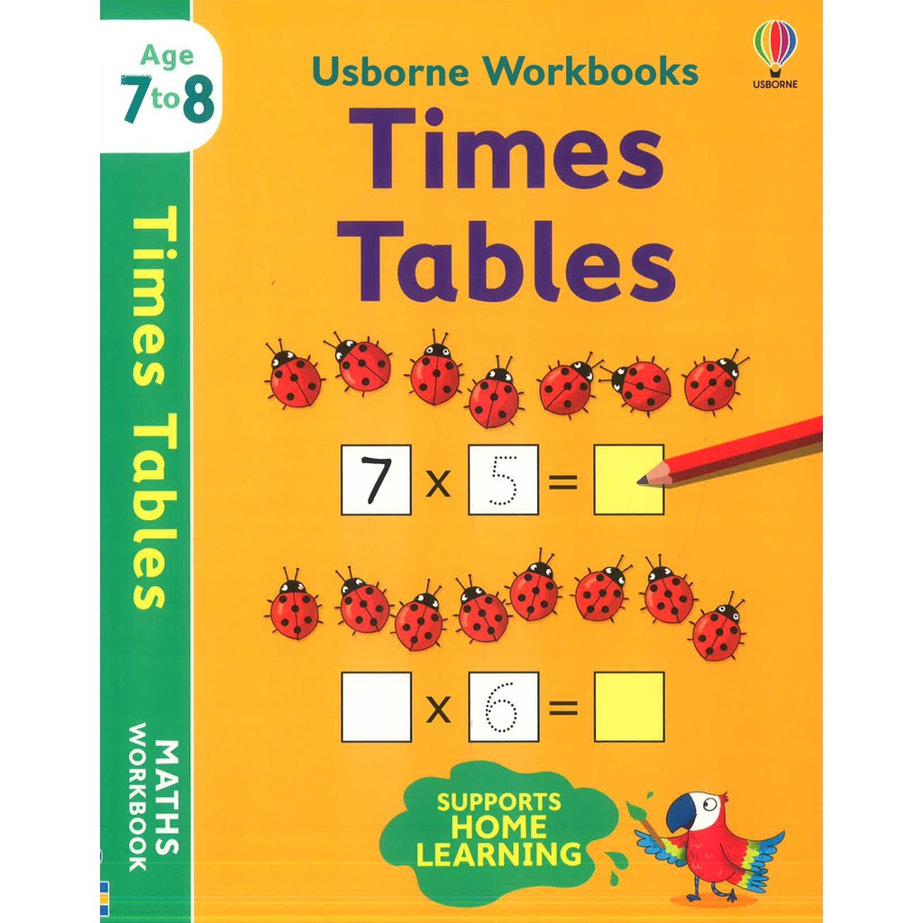 (BX) USBORNE WORKBOOKS TIMES TABLES 7-8