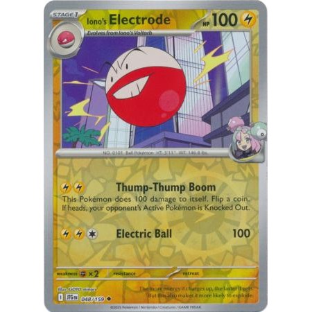 Ionos Electrode 048/159 - Lightning Type - Pokemon Journey Together Singles