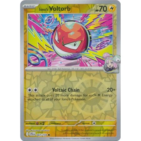Ionos Voltorb 047/159 - Lightning Type - Pokemon Journey Together Singles