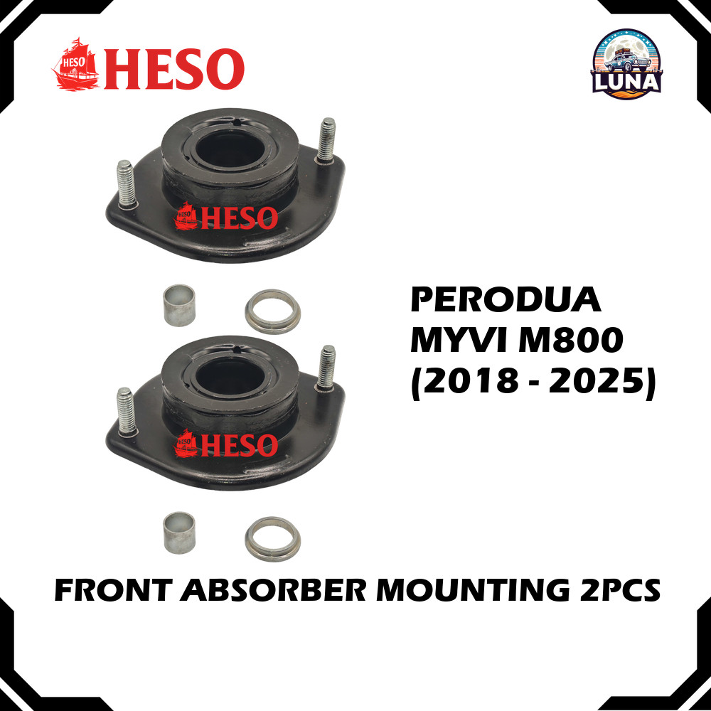 2PCS ด้านหน้า ABSORBER MOUNTING HESO PERODUA MYVI M800 (2018 - 2025)