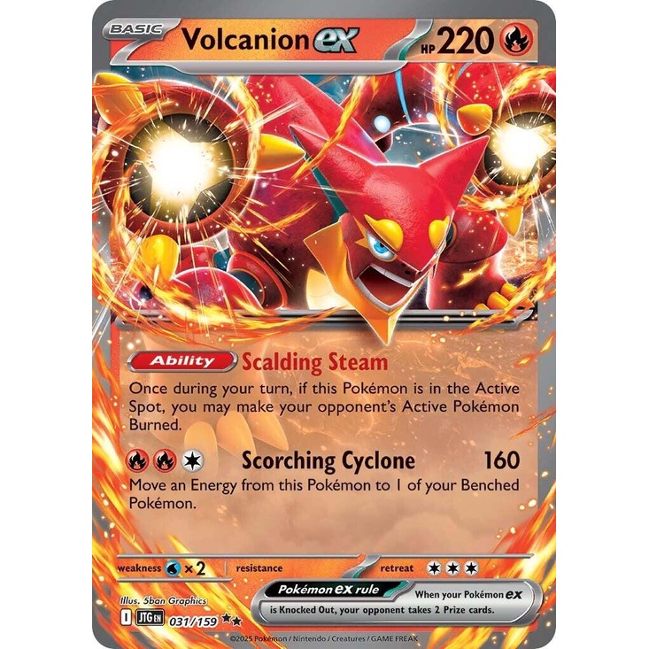 Volcanion ex 031/159_Pokemon Journey Together Singles_Double
