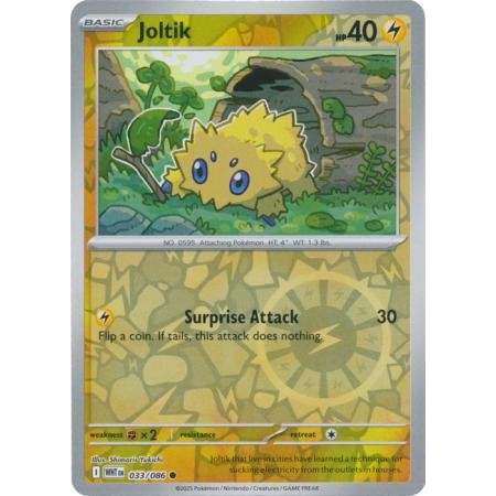 Joltik 033/086 - Lightning Type - Pokemon White Flare Singles