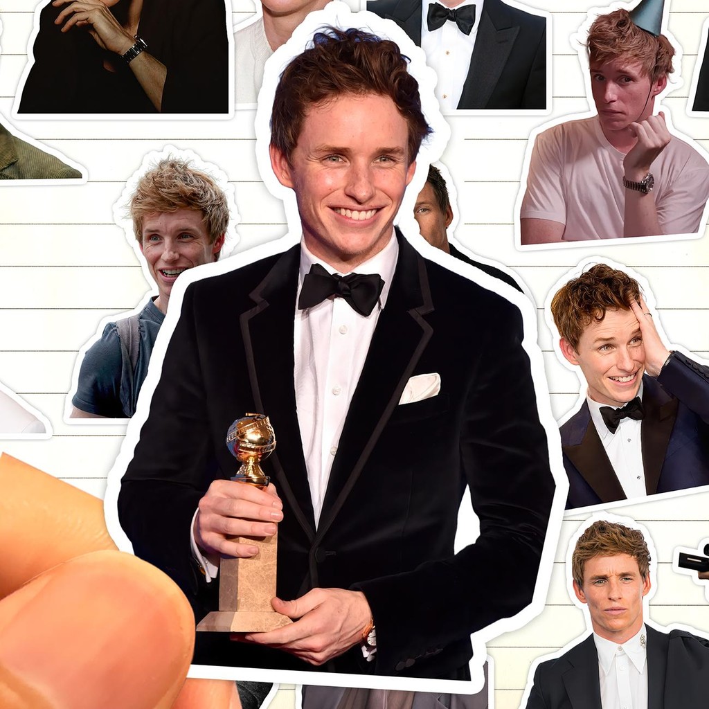 TRUE LOVE Eddie Redmayne Newt Scamander 25-Pack กันน้ํา Actor Decals สติ๊กเกอร์